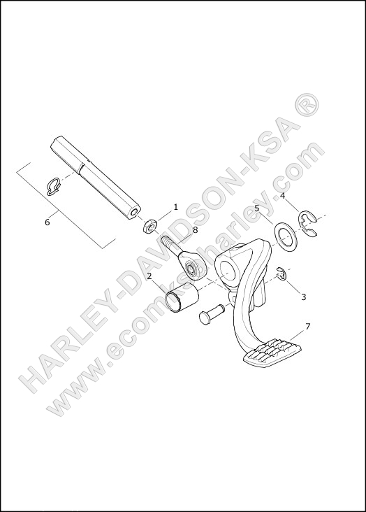 BRAKE CONTROL, REAR XG750A